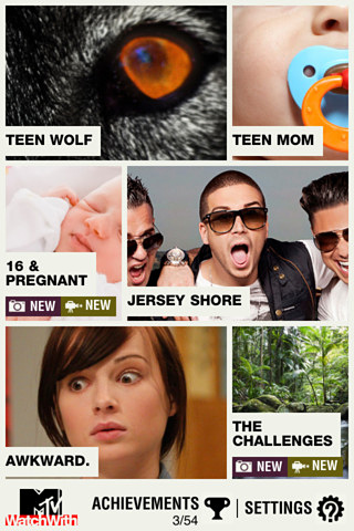 MTV WatchWith for iPhone in 2011