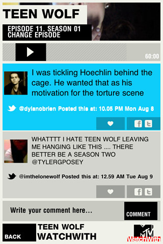 MTV WatchWith for iPhone in 2011