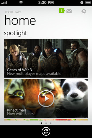My Xbox LIVE for iPhone in 2011