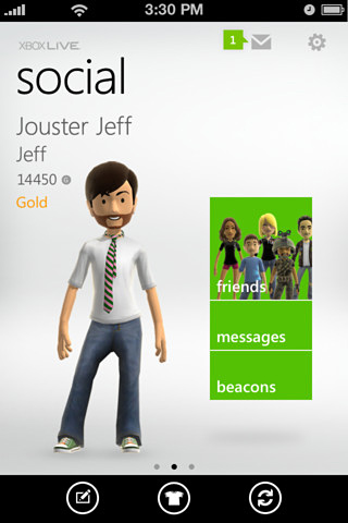My Xbox LIVE for iPhone in 2011 – Social