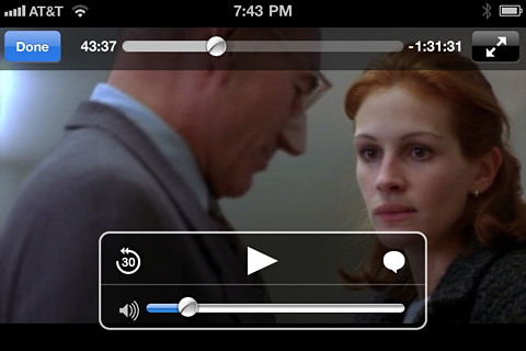 Netflix for iPhone in 2011 – Player