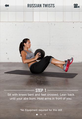 Nike Training Club for iPhone in 2011