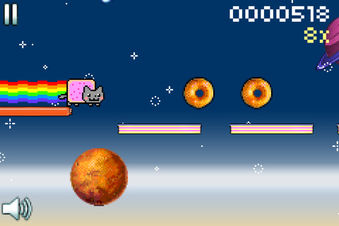 Nyan Cat: Lost In Space for iPhone in 2011