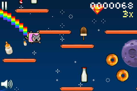 Nyan Cat: Lost In Space for iPhone in 2011