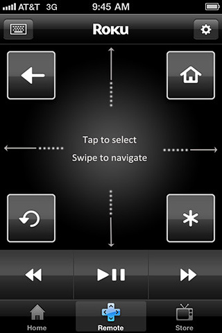 Roku for iPhone in 2011 – Remote