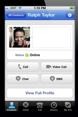 Skype for iPhone in 2011 – Contacts