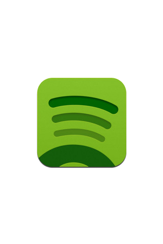 Spotify for iPhone in 2011 – Logo