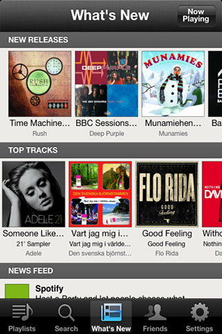 Spotify for iPhone in 2011 – What's New