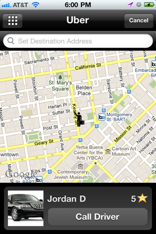 Uber for iPhone in 2011