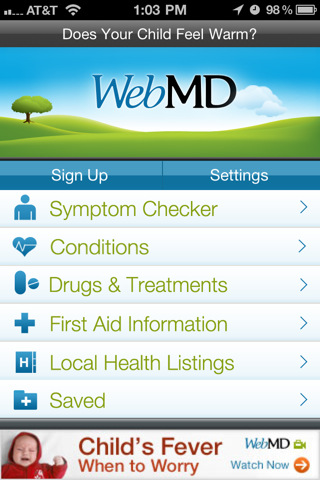 WebMD for iPhone in 2011