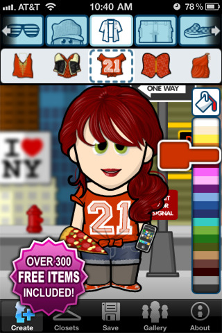 WeeMee Avatar Creator for iPhone in 2011