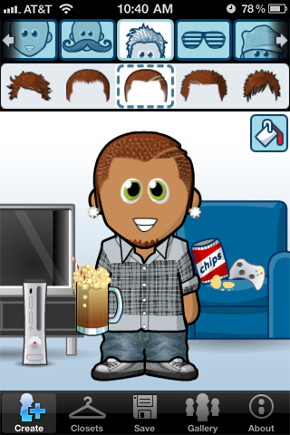 WeeMee Avatar Creator for iPhone in 2011 – Create