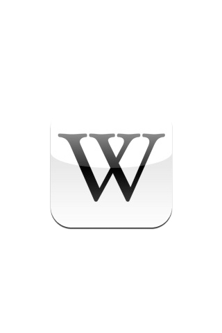 Wikipedia Mobile for iPhone in 2011 – Logo