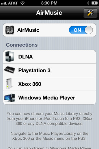 AirMusic for iPhone in 2012