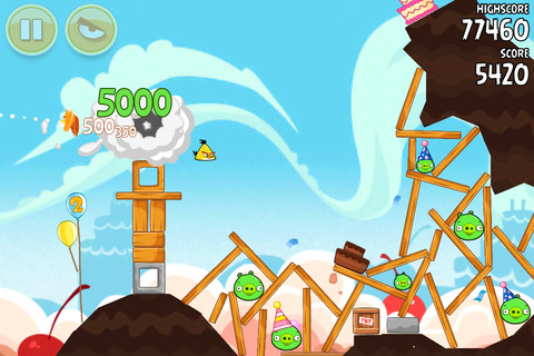 Angry Birds for iPhone in 2012