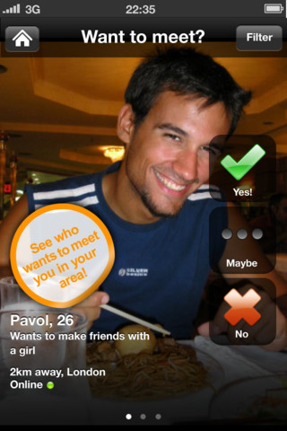 Badoo for iPhone in 2012 – Want to meet?