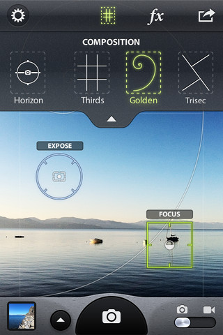 Camera Awesome for iPhone in 2012 – Composition