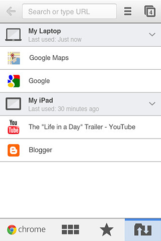 Chrome for iPhone in 2012