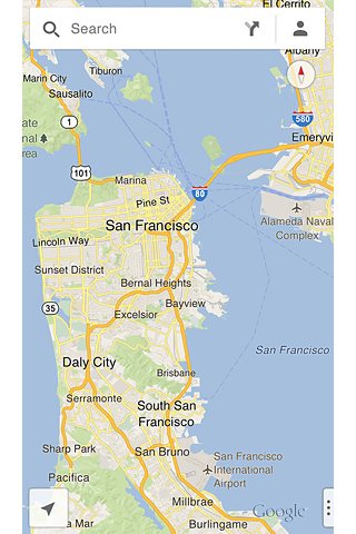 Google Maps for iPhone in 2012