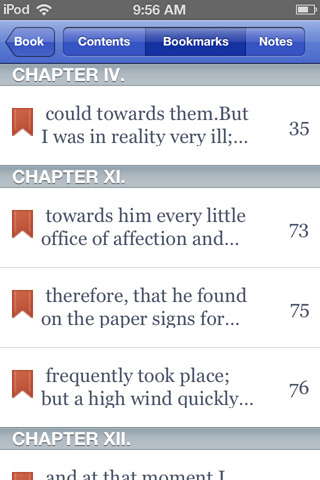 Google Play Books for iPhone in 2012 – Bookmarks