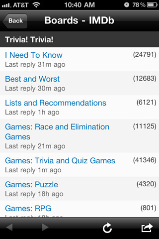 IMDb Movies & TV for iPhone in 2012 – Boards – IMDb