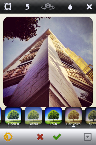 Instagram for iPhone in 2012 – Filters