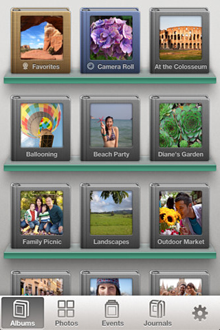 iPhoto for iPhone in 2012 – Albums
