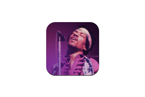 Jimi Hendrix: The Complete Experience for iPhone in 2012 – Logo