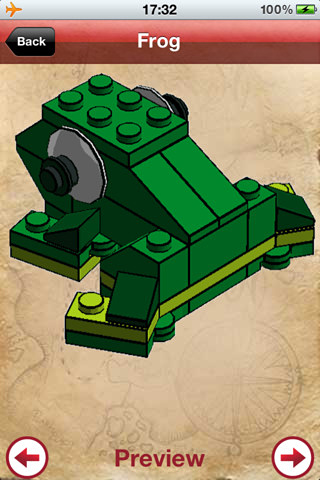 LEGO Instructions for iPhone in 2012 – Frog