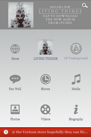 Linkin Park for iPhone in 2012