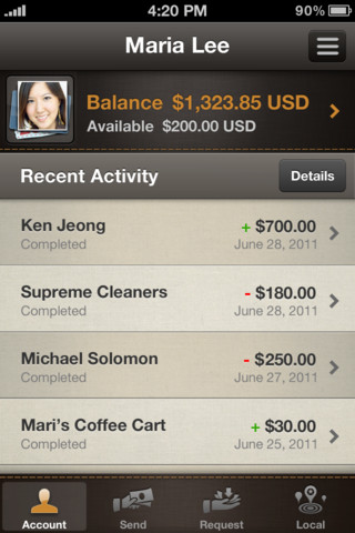 PayPal for iPhone in 2012