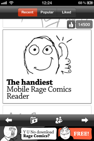 Rage Comics for iPhone in 2012
