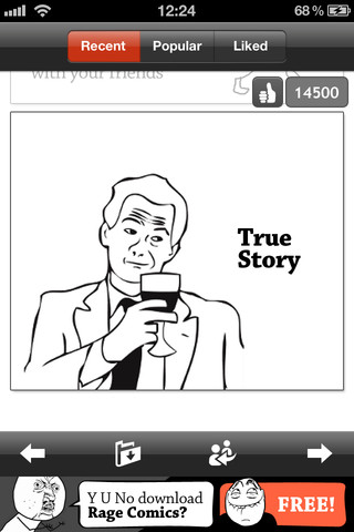 Rage Comics for iPhone in 2012