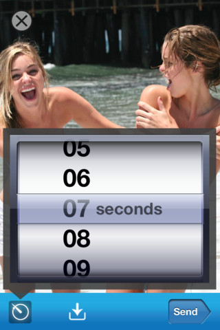 Snapchat for iPhone in 2012