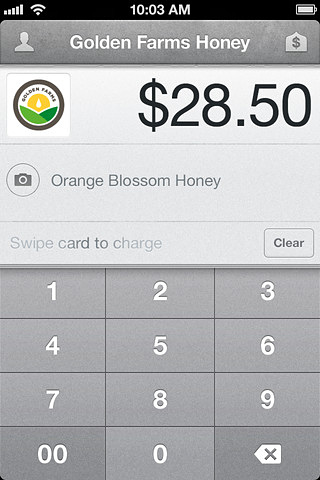 Square Register for iPhone in 2012