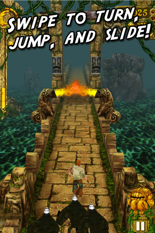 Temple Run for iPhone in 2012