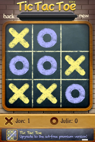 Tic Tac Toe for iPhone in 2012