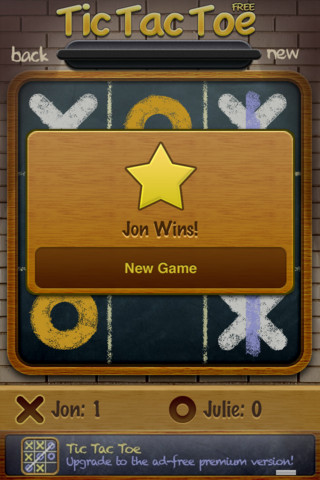 Tic Tac Toe for iPhone in 2012