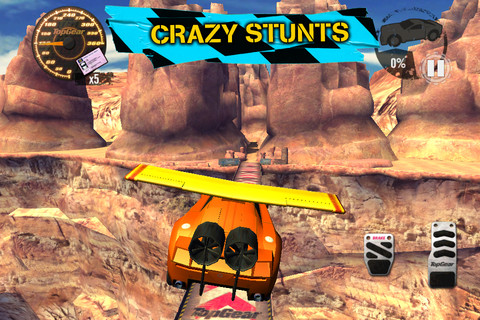 Top Gear: Stunt School Revolution for iPhone in 2012 – Crazy Stunts