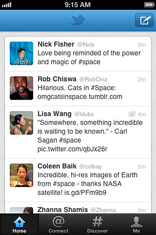Twitter for iPhone in 2012