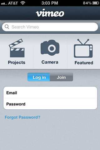 Vimeo for iPhone in 2012