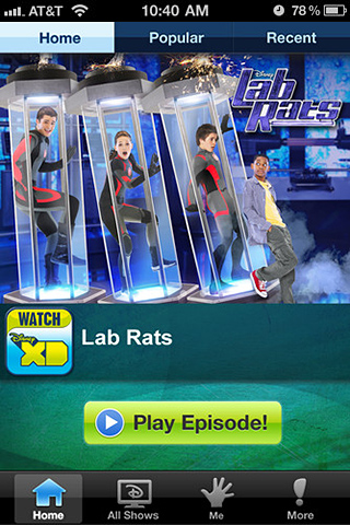 WATCH Disney XD for iPhone in 2012