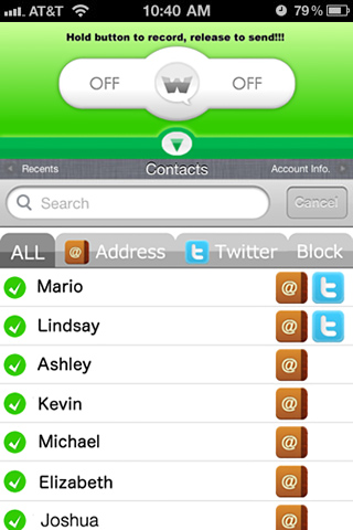 WaZapp - what's up? for iPhone in 2012