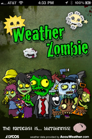 Weather Zombie for iPhone in 2012
