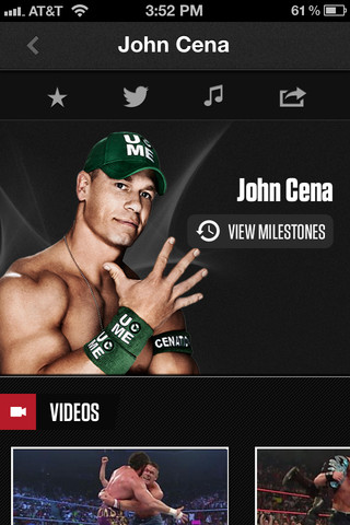 WWE for iPhone in 2012 – John Cena