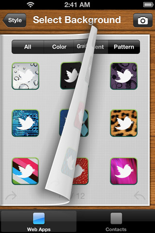 App Icons+ Customize your Home Screen Icons for iPhone in 2013 – Select Background