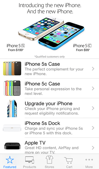 Apple Store for iPhone in 2013 – Featured
