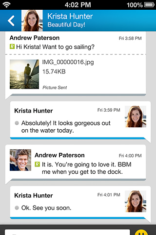 BBM for iPhone in 2013