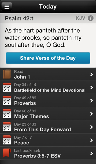 Bible for iPhone in 2013 – Today