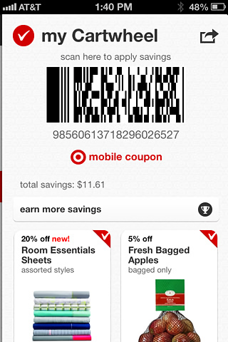 Cartwheel for iPhone in 2013